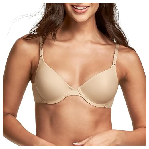 Maidenform Women's One Fabulous Fit Tailored Demi Bra, Beige,36 A US