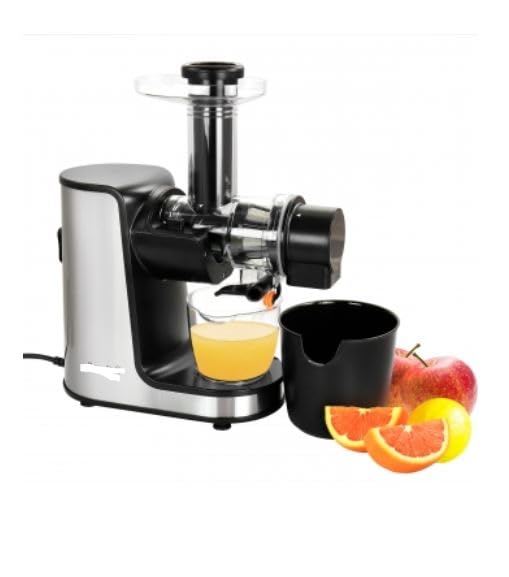 Masticating Slow Juicer Extractor with Reverse Function, Cold Press Juicer Machine with Quiet Motor
