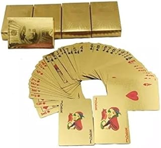 Baralho Dourado Ouro Poker Truco Cartas Jogos