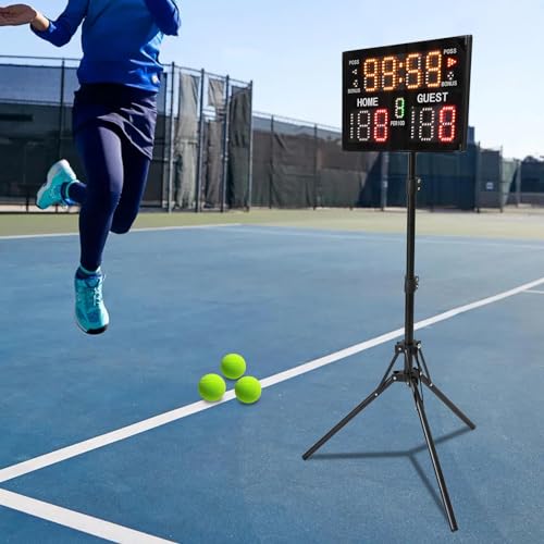 Marcador electrónico portátil con trípode ajustable negro miniatura 5