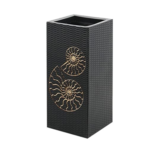Porte-parapluie en magnésite robuste au design géométrique moderne