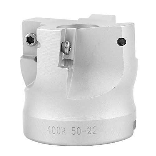 BAP400R-50-22-4T 90-Grad-Quadratschulter-Wendeplattenfräser, CNC 4-Flöten-Planfräser-Schulterfräser mit Schlüssel und Kasten