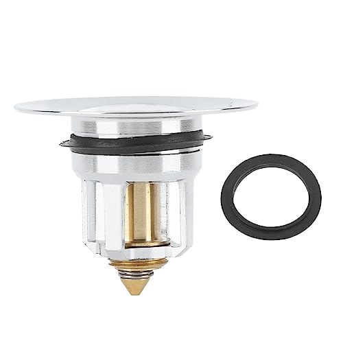 Tapón Universal para Lavabo de Baño, Filtro Antibloqueo con Captura de Cabello