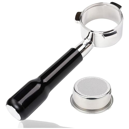 Portafiltro sin fondo de 54 mm para solucionar el canalizamiento en cafeteras BES840XL 5