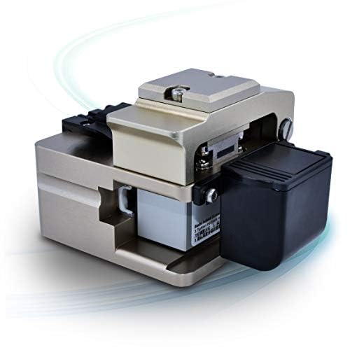 FTTH High Precision Optical Fiber Cleaver 16 Surface Blade Fiber Cutter Tool for 250μm 900μm 3.0mm Indoor Fiber Splicing with 4in1 Holder & Scrap Collector(OFC-21NA)