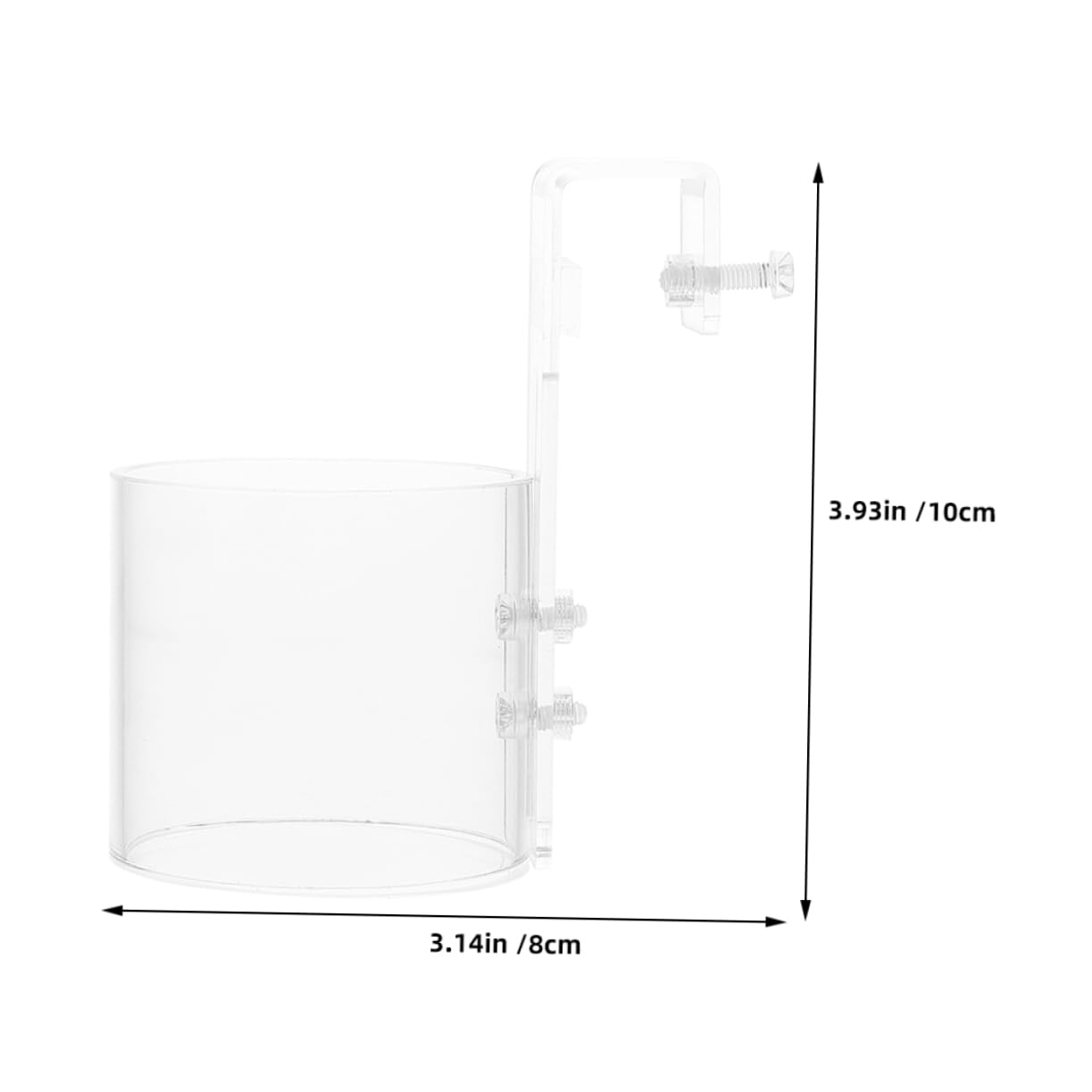 FONDOTIN Fish Feeder Fish Food Feeder Tank Bowls Betta Ring Aquarium Food Container