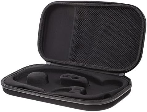 Hemoton Stethoscope Case Large Stethoscope Carrying Case with ID Slot Includes Mesh Pocket for Nurse Accessories (Black)