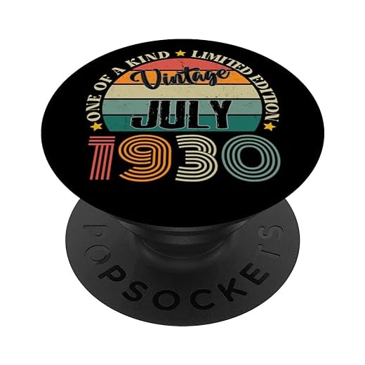 94 Años Vintage Enero 1930 94 Cumpleaños Retro PopSockets PopGrip Intercambiable