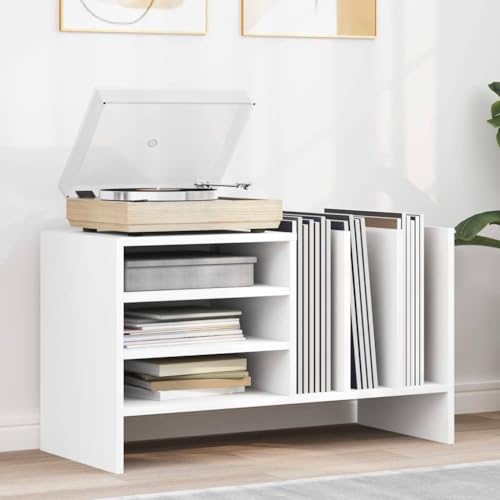 Meuble de Rangement LP Blanc pour Protéger vos Disques de la Poussière - 3
