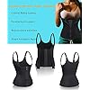 Nebility-Women-Waist-Trainer-Corset-Zipper-Vest-Body-Shaper-Cincher-Tank-Top-with-Adjustable-Straps Nebility Women Waist Trainer Corset Zipper Vest Body Shaper Cincher Tank Top with Adjustable Straps (4XL, Black)