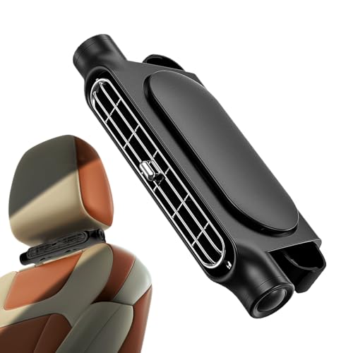 Ventilador Para Reposacabezas Trasero,Ventilador Ajustable Con Ángulo Regulable Para Silla De Coche | Enfriador Portátil Con Ventilación Y Batería Recargable De 3000mAh Para Camionetas Furgonetas