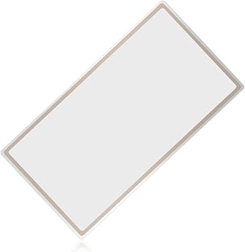 GLADFRESIT Self-Adhesive Car Visor Mirror - Portable Cosmetic Vanity Looking Glass for Truck Van