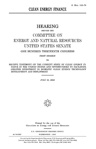 Clean energy finance
