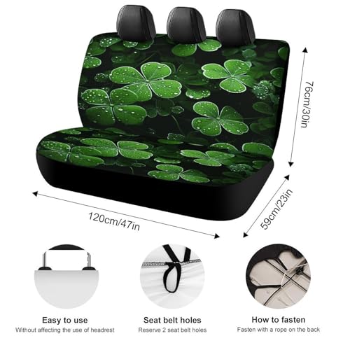 Funda de asiento trasero de coche para evitar pelos de perro y suciedad universal 2