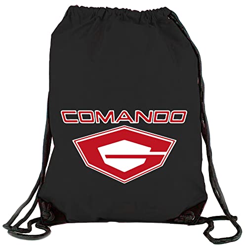 Camisetas EGB Bolsa Mochila Comando G ochenteras 80´s Retro Comic (Negro, algodón)