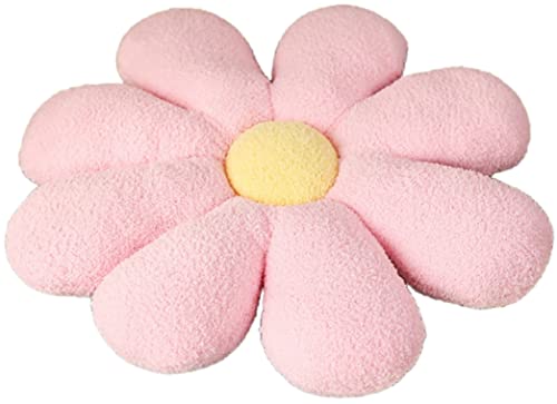 Hxiyan Flower Pillow Funny Cushion Floor Pillow Flower Cushion Seat Cushion Sofa Cushion Bed Pillow Car Cushion (19.6In, Pink) #TOP7