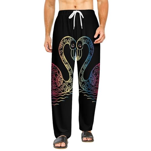 Pantalon de pyjama femme long résistant avec poches latérales en taille S