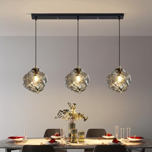 Suspension hauteur ajustable verre anti-éblouissement table à manger E27