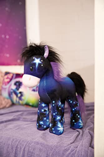 NICI Kuscheltier Pony Starflower 35 cm – Stofftier aus weichem Plüsch, niedliches Plüschtier zum Kuscheln und Spielen, für Kinder & Erwachsene, 48755, tolle Geschenkidee, blau
