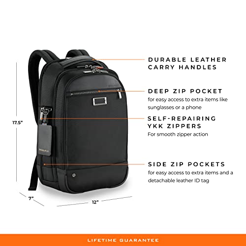 Image of Briggs & Riley @Work Medium Backpack, Black
