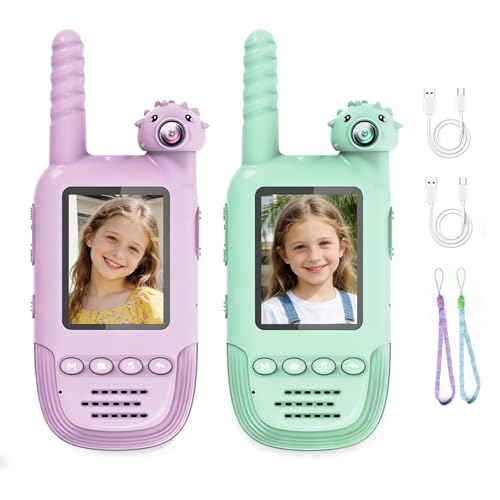 Talkies-walkies vidéo enfants à batterie USB-C pour éviter les piles