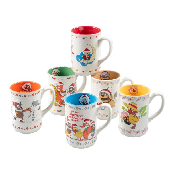 Unser Sandmännchen & Freunde - Weihnachtsmarkttassen-Set