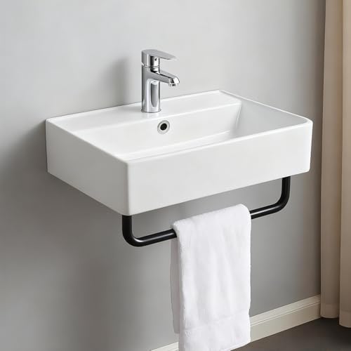 22x12 Floating Sink with Towel Rack