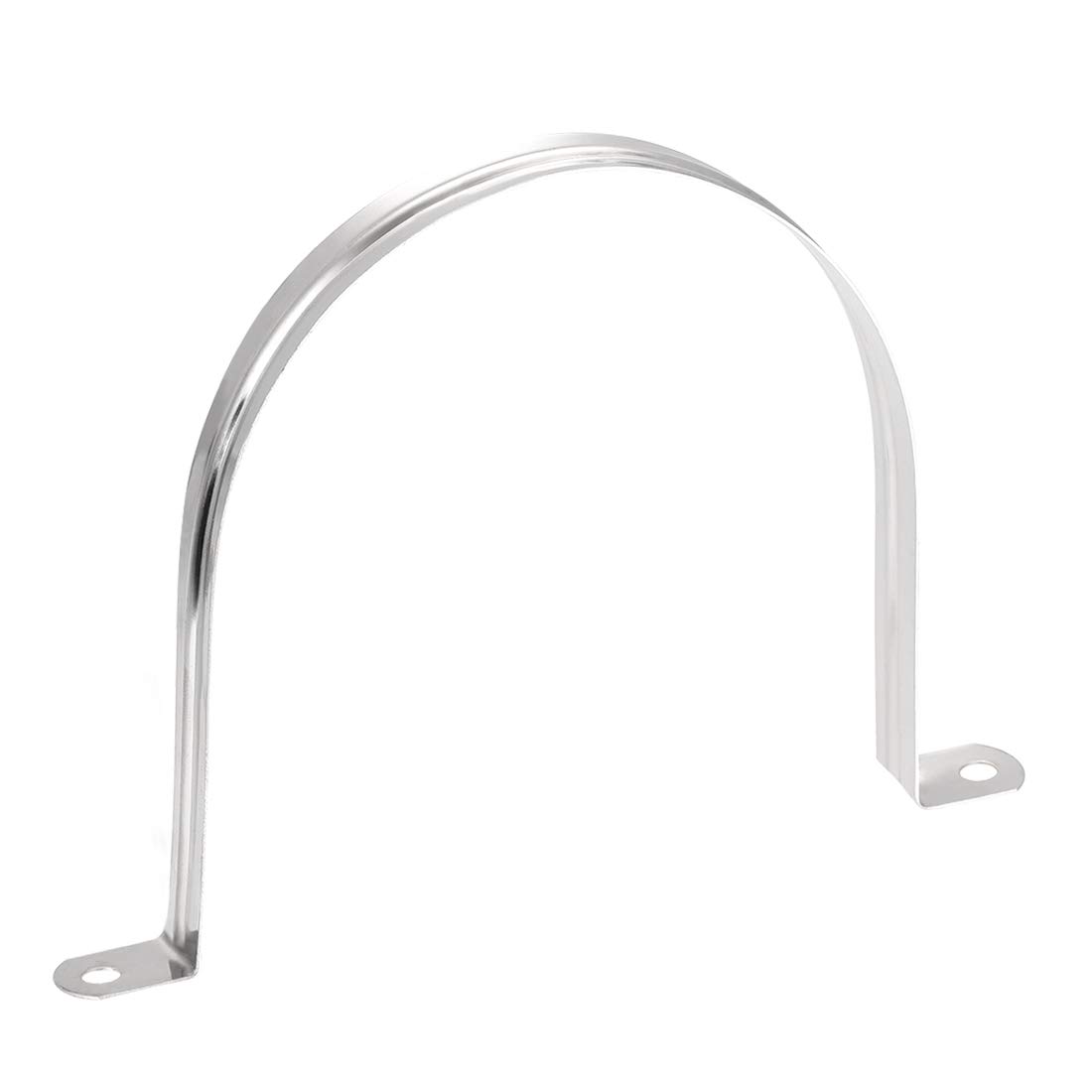 Abrazaderas de tubo de tensión uxcell 120mm acero inoxidable clip de fijación rígida de dos agujeros