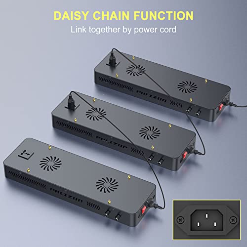 Phlizon 165W Dimmable Full Spectrum Aquarium Led Light Fish Tank Led Reef Decoration Light For Saltwater Freshwater Fish Coral Reef (20"X7"X2.4") #TOP1