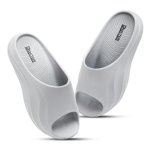 Image of DOCTOR HEALTH SUPER SOFT Slides for Men|| Lightweight || Skid Resistant || Men's Casual Slides - Stylish, Comfortable, and Anti-Slip Footwear for Everyday Use|| Flip-Flop & Sliders for Men