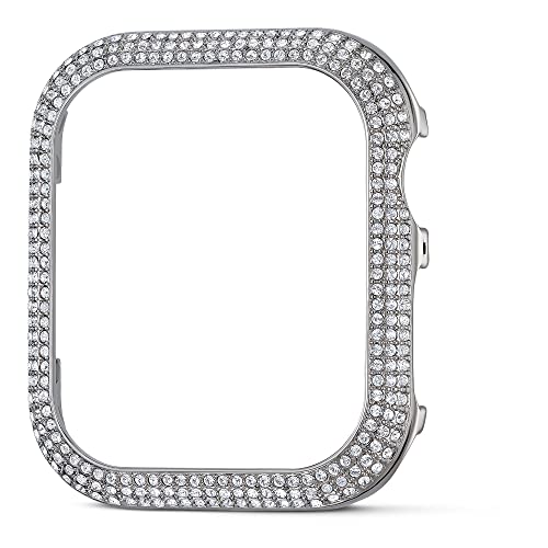 Swarovski Sparkling Gehäuserahmen passend zur Apple Watch, Hülle ® , 40 mm, Silberfarben