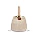 QINYA Borsa di paglia Borsa da donna Borsa da spiaggia dal design leggero Borsa a tracolla intrecciata