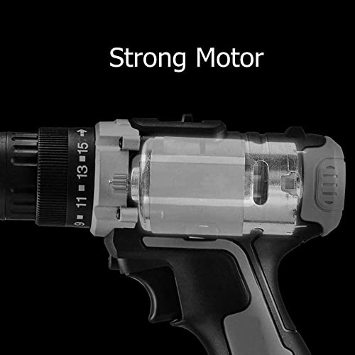 36-V-Akku-Bohrmaschine, Akku-Schraubendreher, Schlagbohrmaschine mit Zwei Geschwindigkeiten, Elektrowerkzeuge mit 2… – Bild 5
