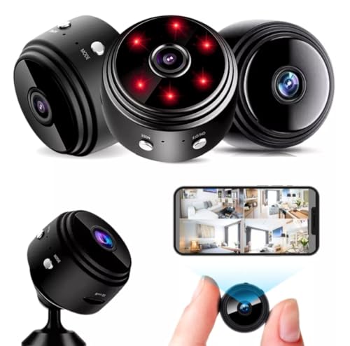 Câmera Espiã Wi-Fi Visão Noturna A9 Mini, Gravador de Voz