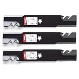 Set of 3, Genuine Gator 3-in-1 Mulcher Blades to Replace Craftsman, Poulan, Husqvarna Blade 180054, 173920, 173921, 532180054, 532173920, 532173921.