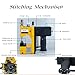 Babulas Bag Sewing Machine - 2s/bag Heavy Duty Portable Stitching Machine for Woven Bags, Non-Woven Fabrics, Leather | Warehouse & Farm Packing Tool (Yellow, Corded - 110V AC)