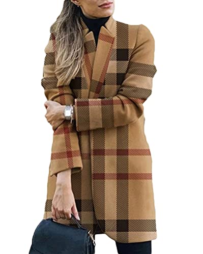 Onsoyours Damen Blazer Winter Mantel Elegant Warm Wintermantel Steppmantel...