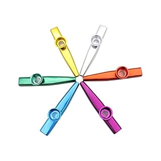 rongweiwang en Alliage d’aluminium Métal Kazoo Diaphragme Bouche Flûte traversière Harmonica Métal Kazoo Kids Party… - Les Beatles, Paul McCartney, John Lennon, RIngo Starr, George Harrison rongweiwang en Alliage d'aluminium Métal Kazoo Diaphragme Bouche Flûte traversière Harmonica Métal Kazoo Kids Party… – Image 2