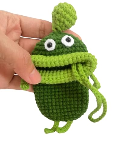 Crochet Cute Car Key Bag Case Portable Key Pouch for Car Keys, Personalized Unique Pull Out Key Bag