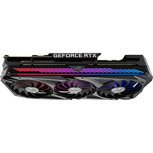 Image of ASUS ROG Strix NVIDIA GeForce RTX 3060 Ti V2 OC Edition Gaming Graphics Card (PCIe 4.0, 8GB GDDR6, LHR, HDMI 2.1, DisplayPort 1.4a, Axial-tech Fan Design, 2.9-slot, Super Alloy Power II, GPU Tweak II)