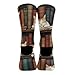 UTRSIFB Boy's Leisure Sports Socks, All Season Stockings, Soft Fashion Breathable Dress Decor Boots Socks Cat Book Lovers Gifts