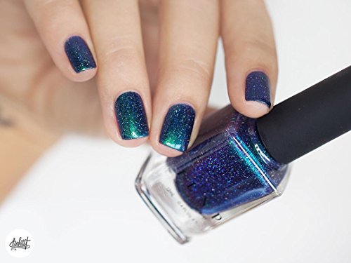 Image of ILNP Interstellar - Navy, Teal, Purple Holographic Nail Polish