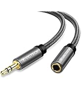 Rallonge Jack Audio 5M, Victeck Nylon Tressé Jack Stéréo Câble 3.5mm Mâle vers Femelle d'extensio...