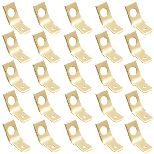 Murtenze 25 Pcs Solderless Quick Disconnect Adapters, Non Insulated Wire Connectors 1/4