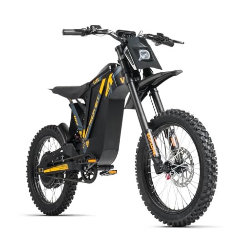 cysum Vélo électrique Homme et Femme, VTT électrique 17 Pouces, Batterie 48 V 20 Ah, autonomie jusqu'à 80 km, Double Suspension, Freins à Disque...