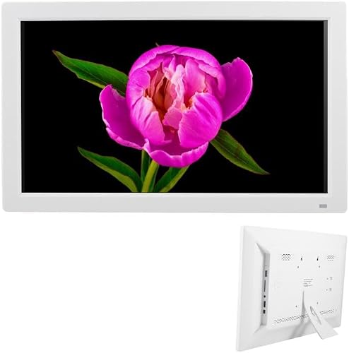 XCLT1850 18.5 inch LED Display Digital Photo Frame, Plug Type:EU Plug(White)