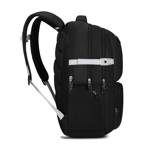Image of Skybags Ontrak 17 Inch Compatible Laptop Backpack 30L | 3 Compartments with Quick-Access Front Pocket & Rain Cover | Air-Mesh Back Panel & Side Pocket | Office & Travel Backpack for Men & Women