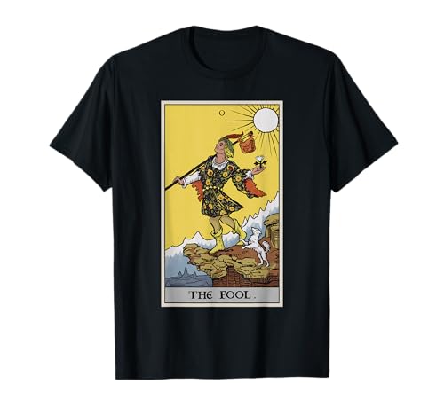 The Fool Tarot Card Pagan Witch Occult Fortune Divination T-Shirt