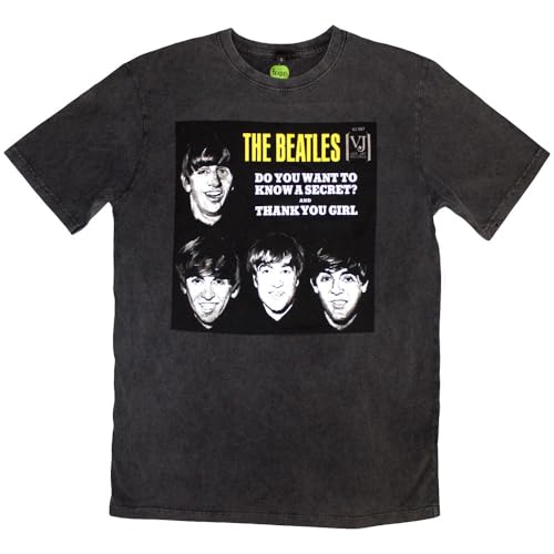 The Beatles Vj Secret Sleeve Limited Edition 999 Only Premium Wash T Shirt Size XXL