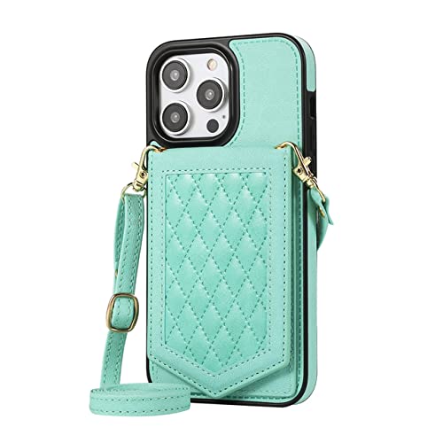 Ne perdez plus vos cartes grâce au portefeuille en cuir miroir vert pour iPhone 7 Plus
